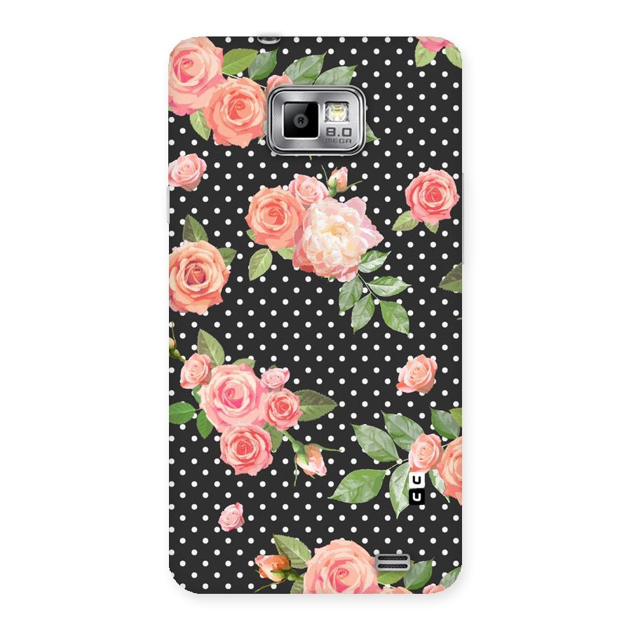 Polka Peach Back Case for Galaxy S2
