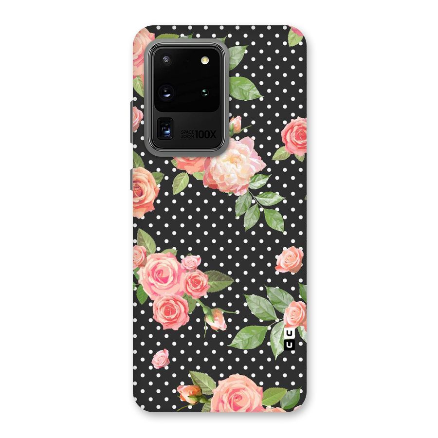 Polka Peach Back Case for Galaxy S20 Ultra