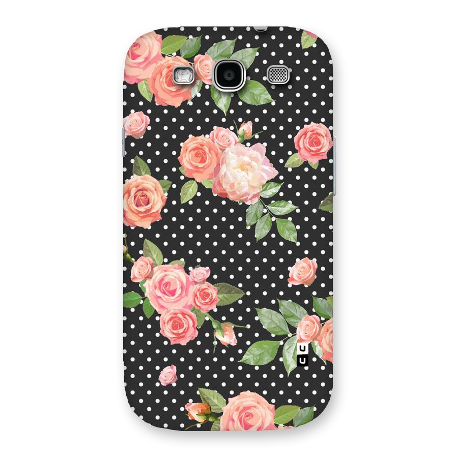 Polka Peach Back Case for Galaxy S3