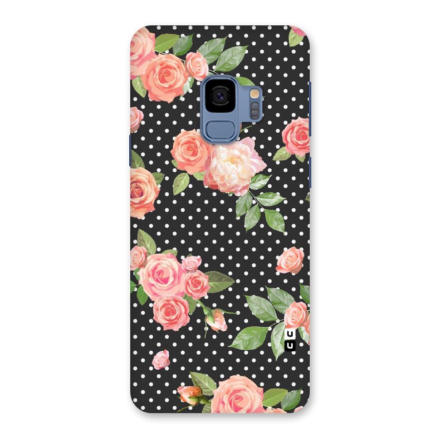 Polka Peach Back Case for Galaxy S9