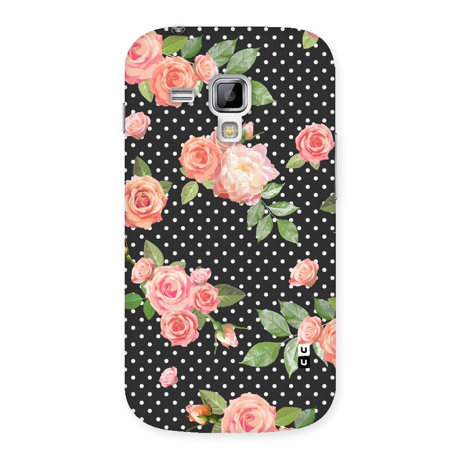 Polka Peach Back Case for Galaxy S Duos
