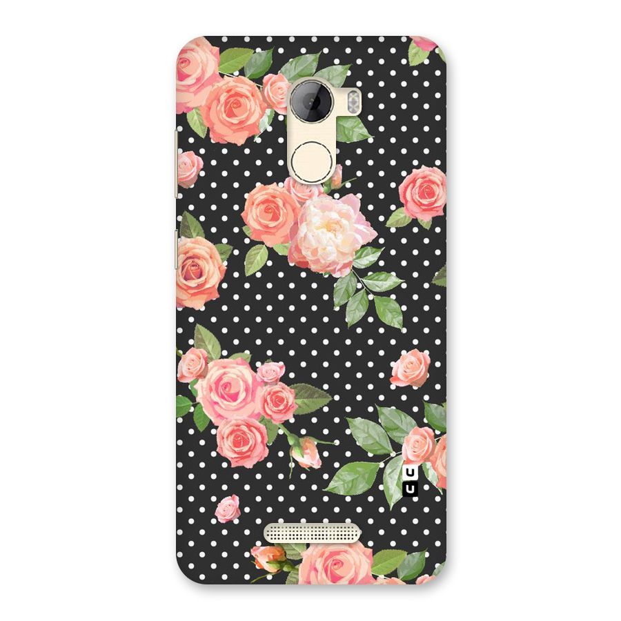 Polka Peach Back Case for Gionee A1 LIte