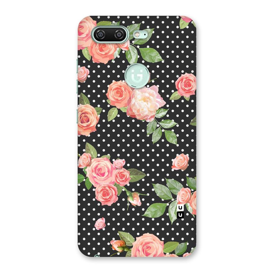 Polka Peach Back Case for Gionee S10