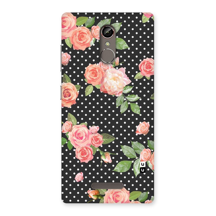 Polka Peach Back Case for Gionee S6s