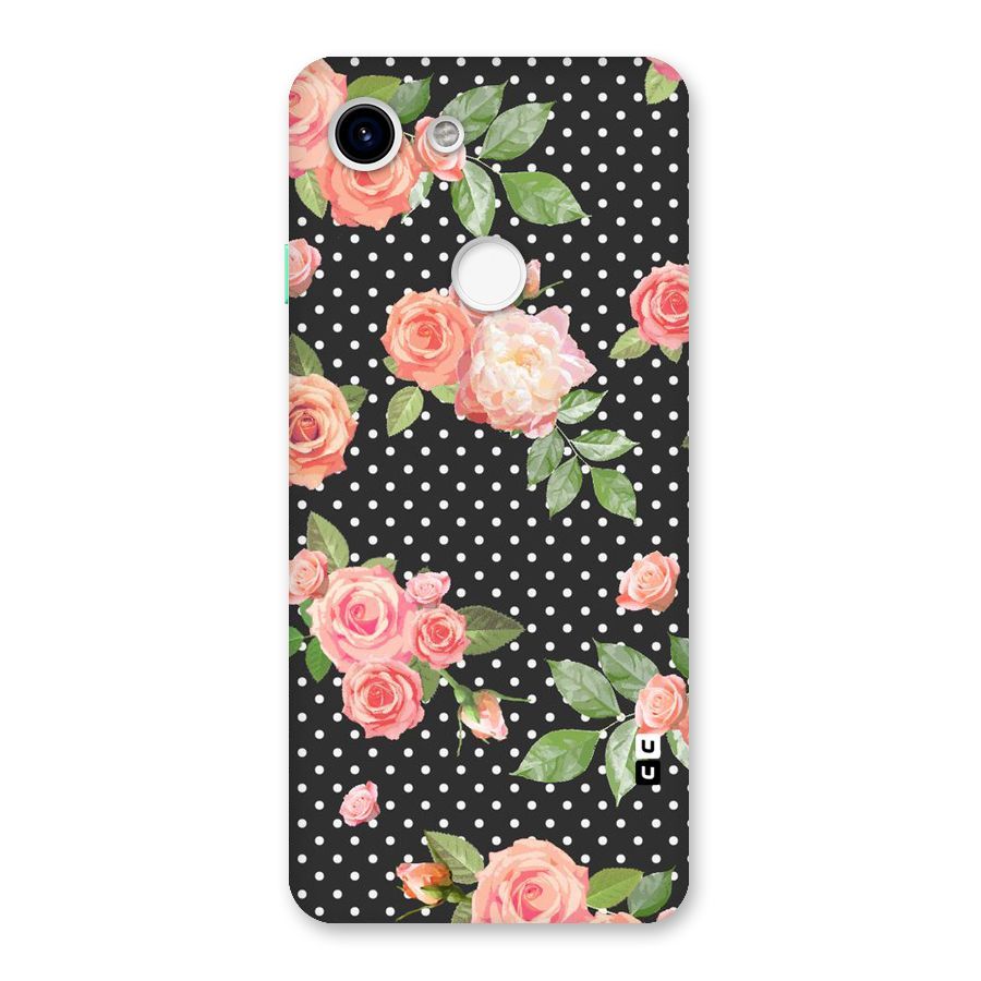 Polka Peach Back Case for Google Pixel 3