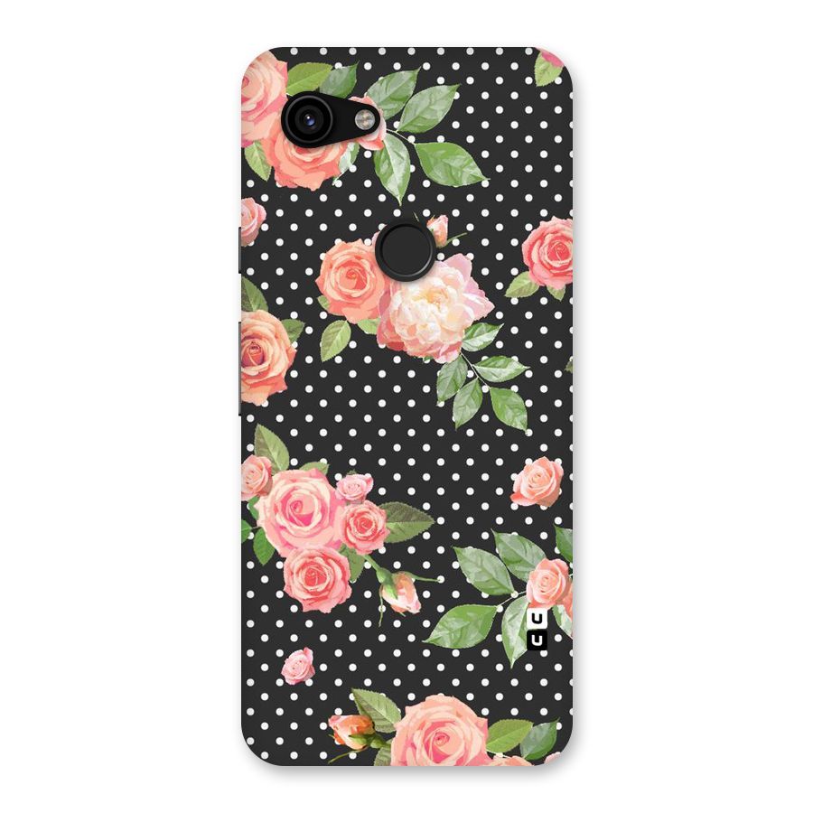 Polka Peach Back Case for Google Pixel 3a