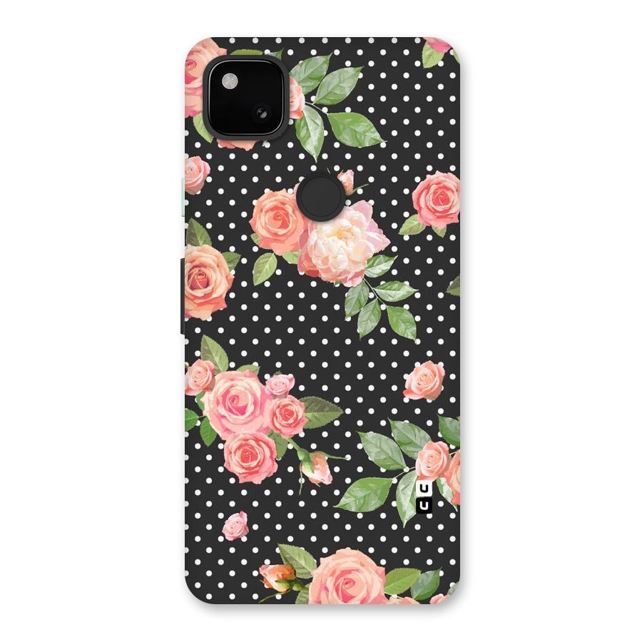 Polka Peach Back Case for Google Pixel 4a