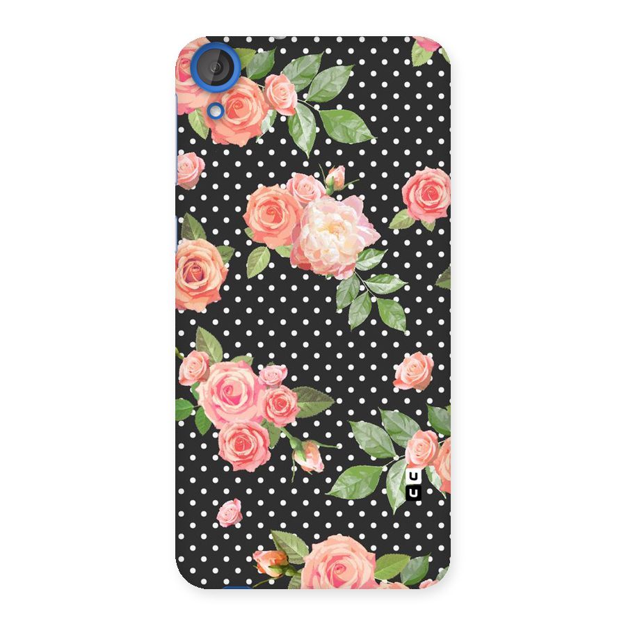 Polka Peach Back Case for HTC Desire 820