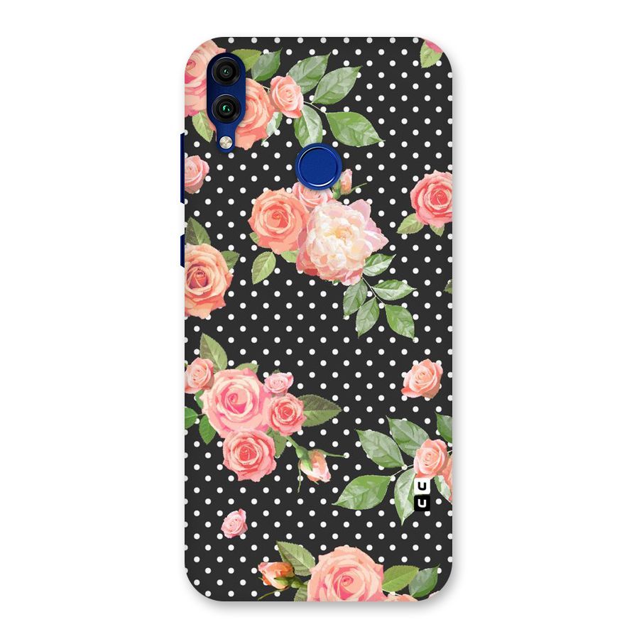 Polka Peach Back Case for Honor 8C
