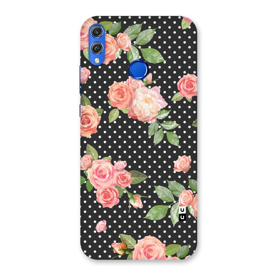 Polka Peach Back Case for Honor 8X