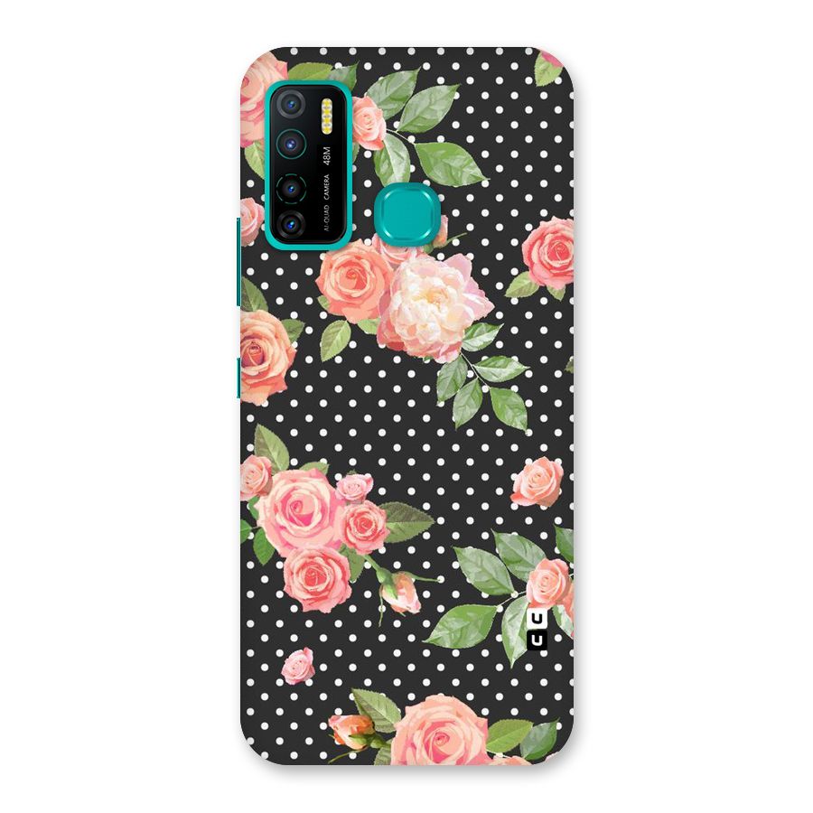 Polka Peach Back Case for Infinix Hot 9 Pro
