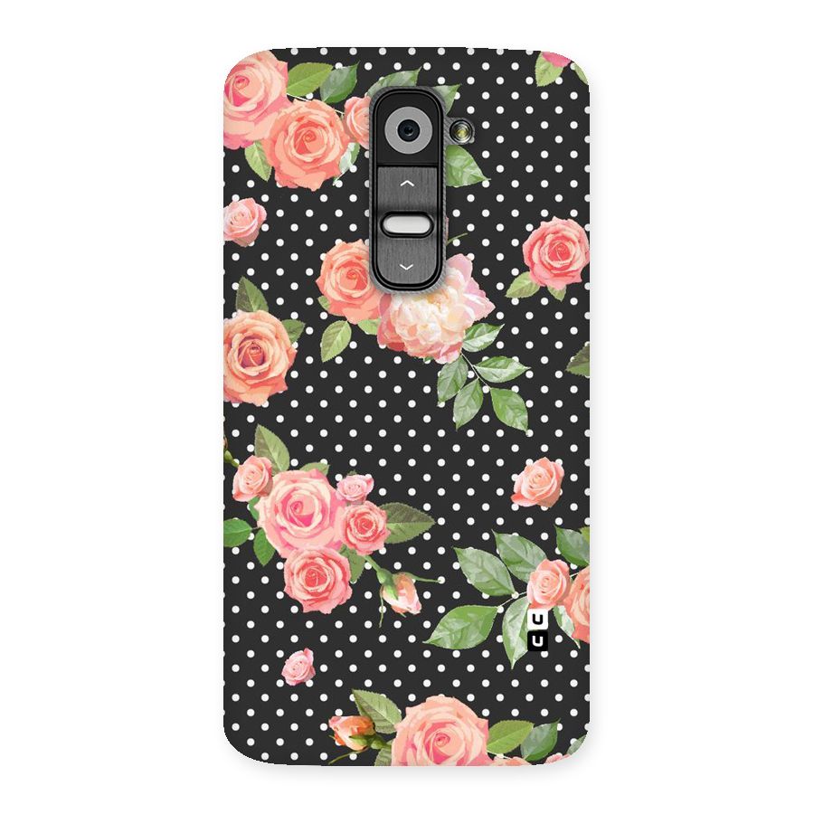 Polka Peach Back Case for LG G2