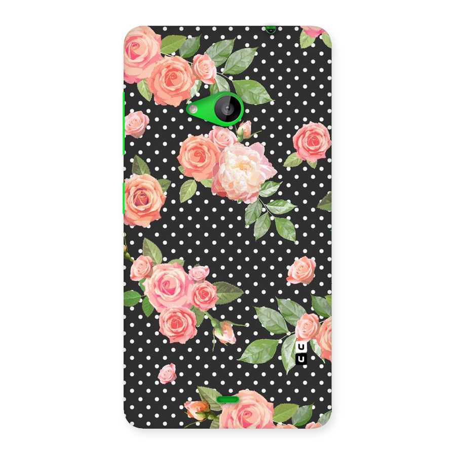 Polka Peach Back Case for Lumia 535