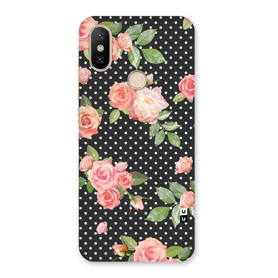 Polka Peach Back Case for Mi A2