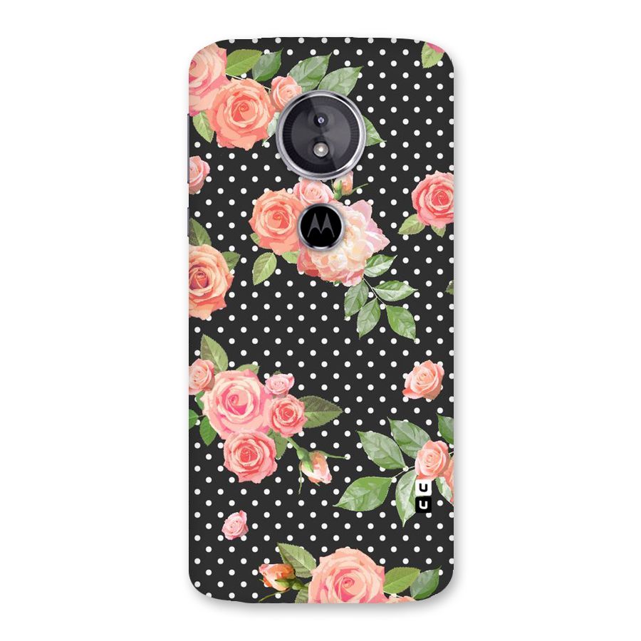 Polka Peach Back Case for Moto E5