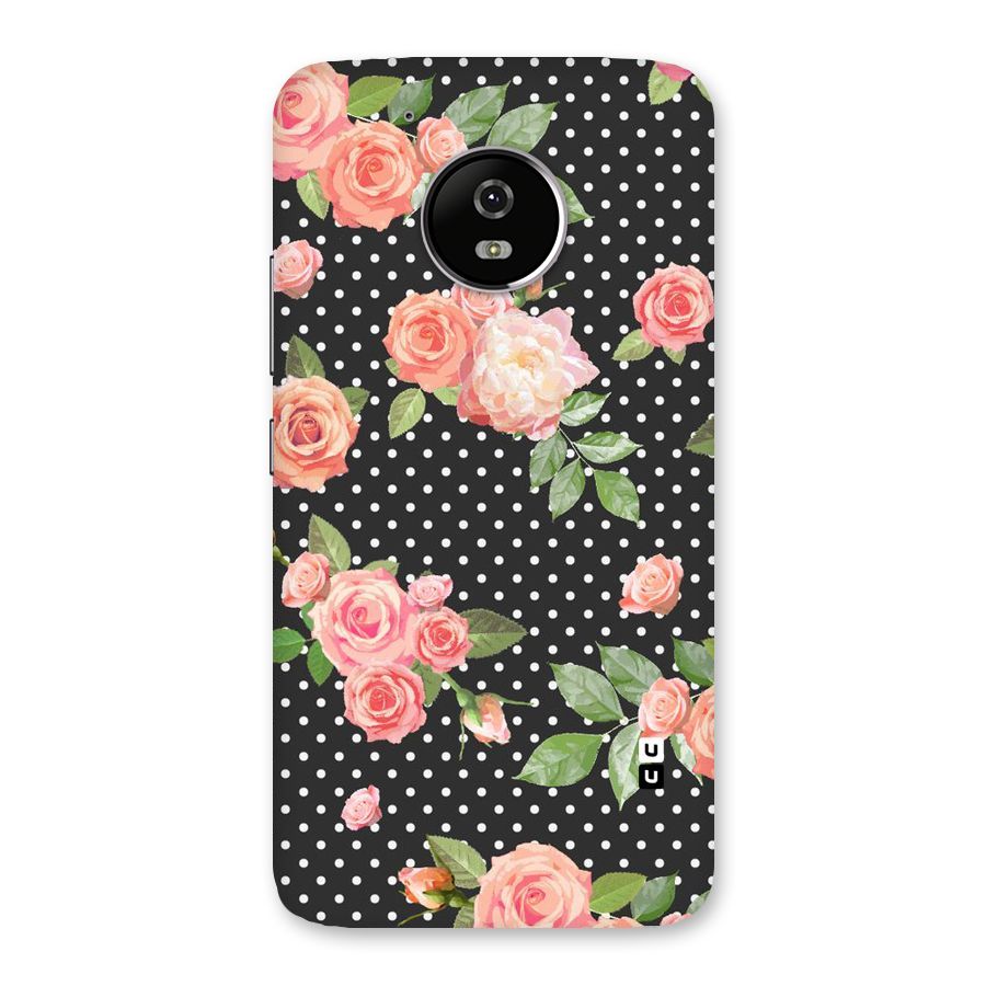 Polka Peach Back Case for Moto G5
