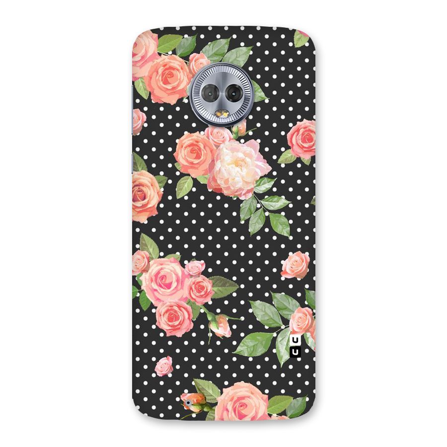 Polka Peach Back Case for Moto G6