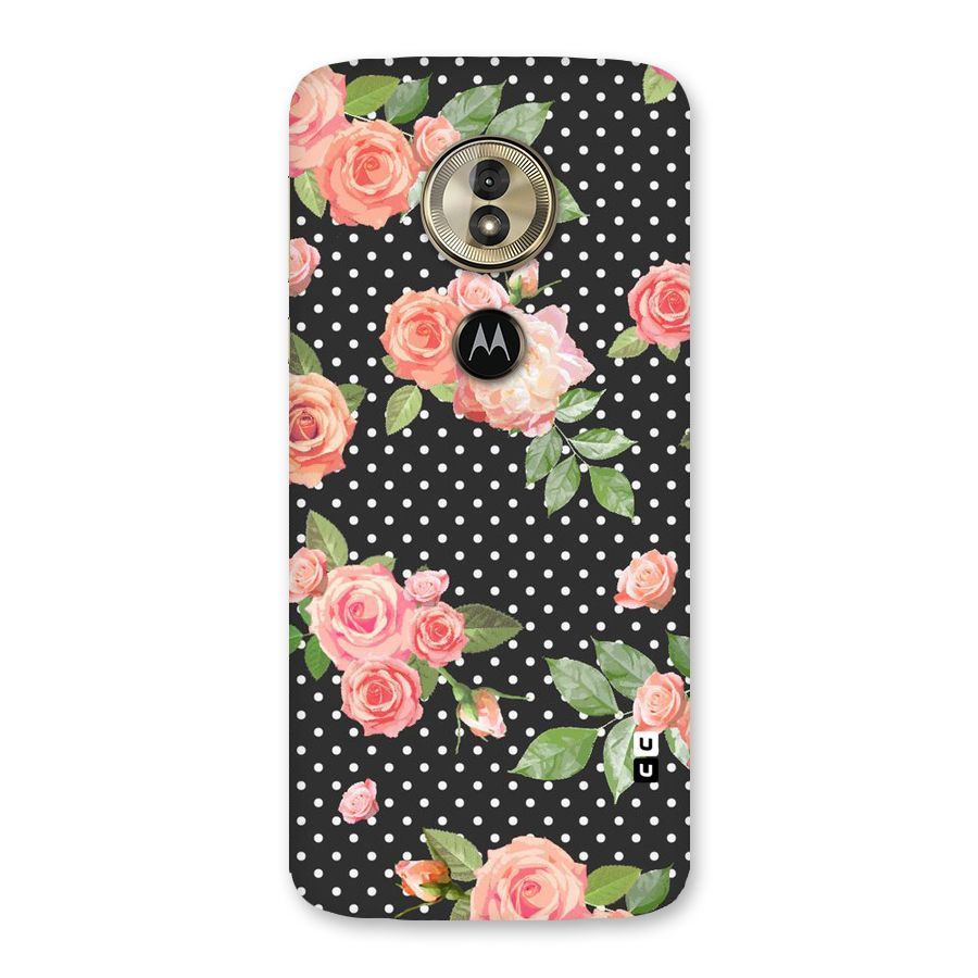 Polka Peach Back Case for Moto G6 Play