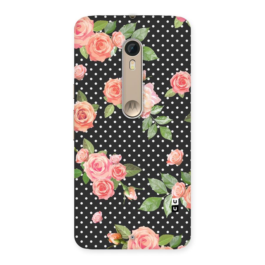 Polka Peach Back Case for Motorola Moto X Style