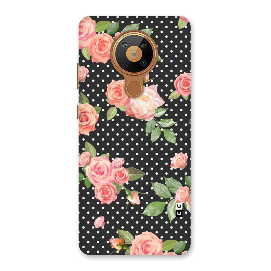Polka Peach Back Case for Nokia 5.3