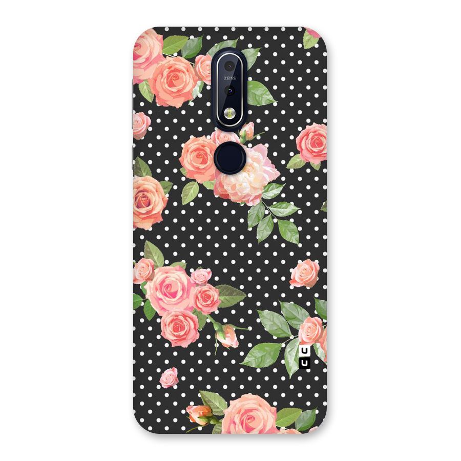 Polka Peach Back Case for Nokia 7.1