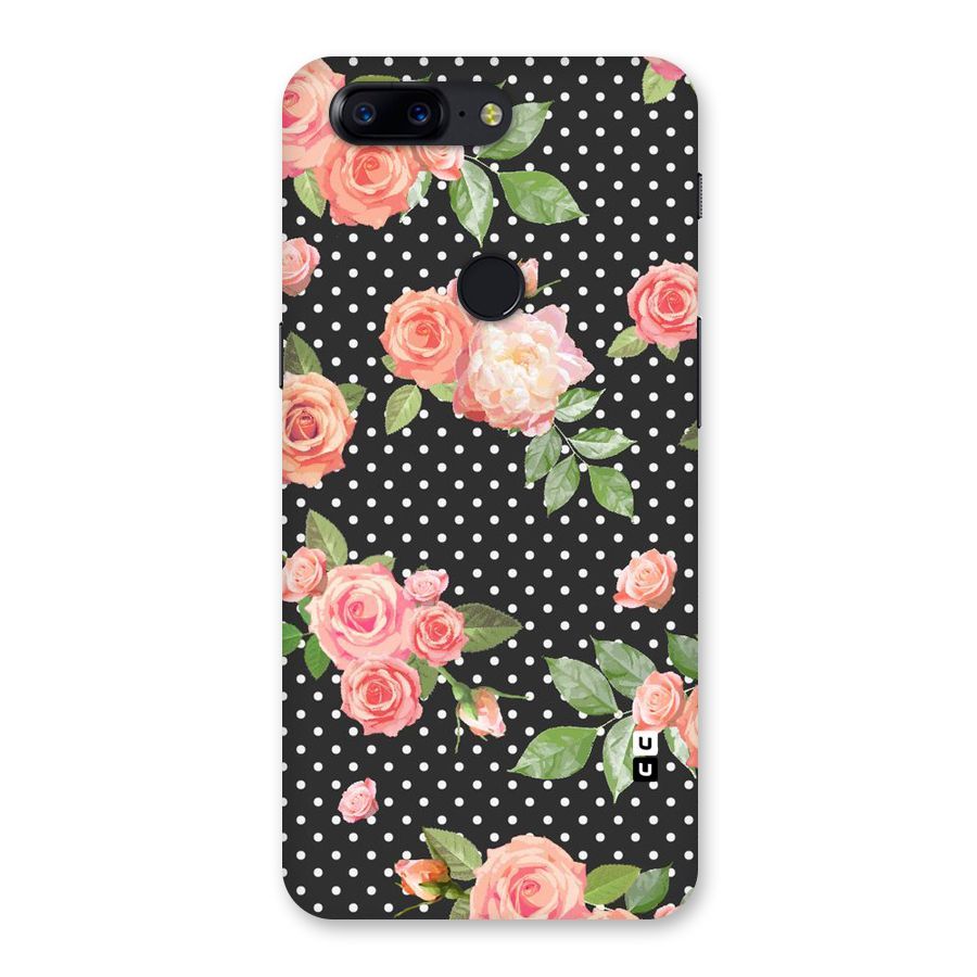 Polka Peach Back Case for OnePlus 5T
