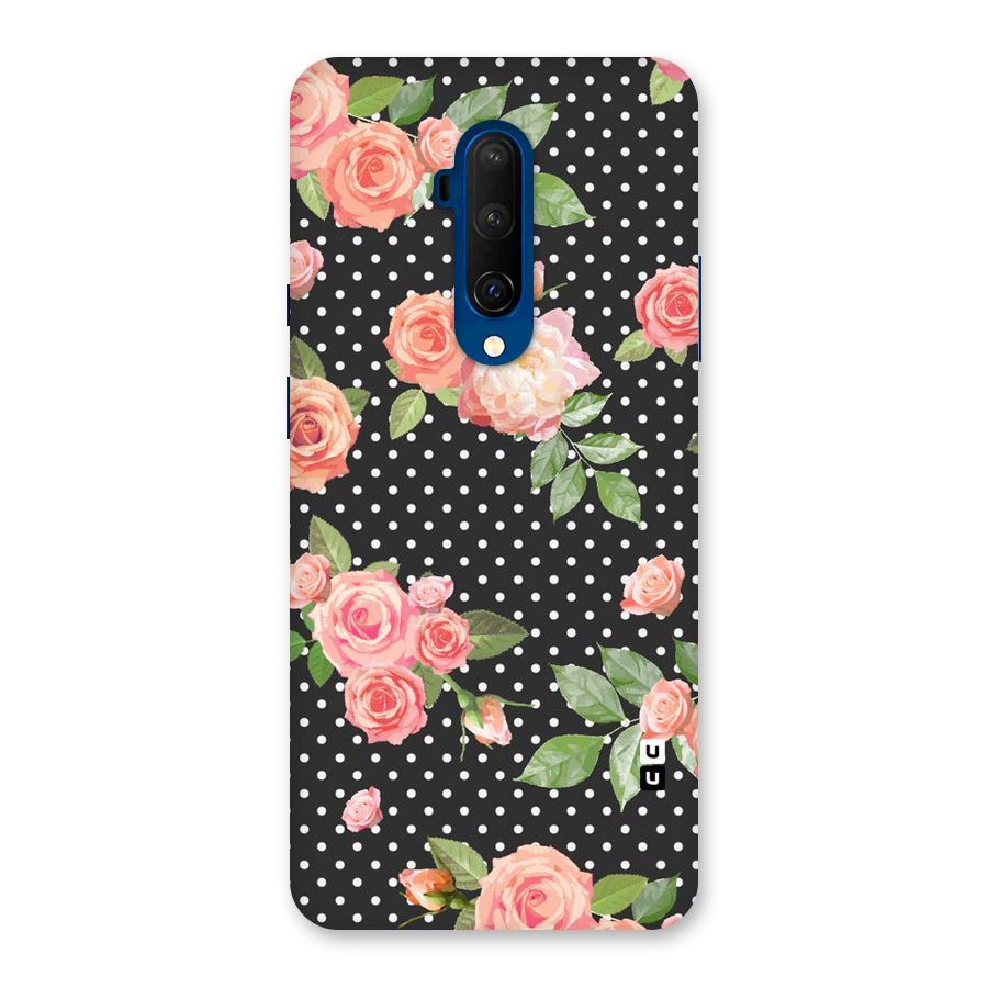 Polka Peach Back Case for OnePlus 7T Pro
