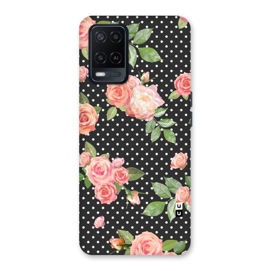 Polka Peach Back Case for Oppo A54
