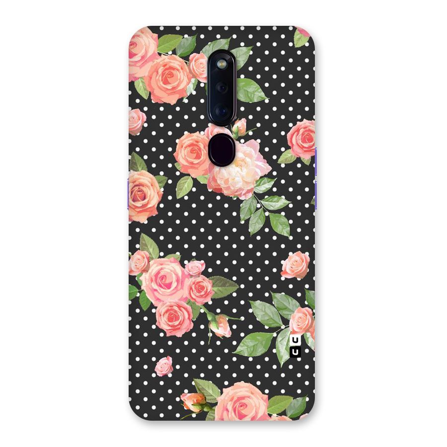 Polka Peach Back Case for Oppo F11 Pro