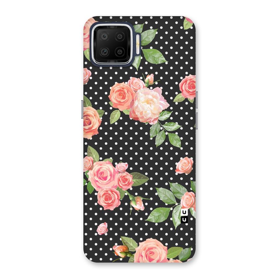 Polka Peach Back Case for Oppo F17
