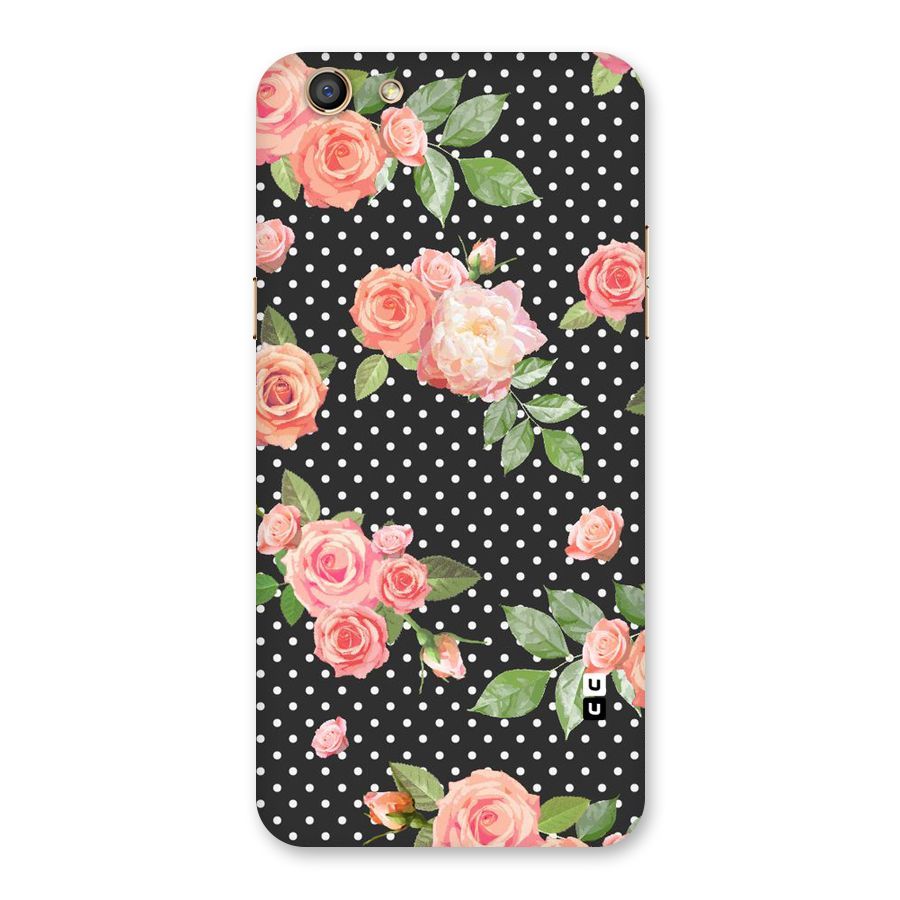 Polka Peach Back Case for Oppo F3