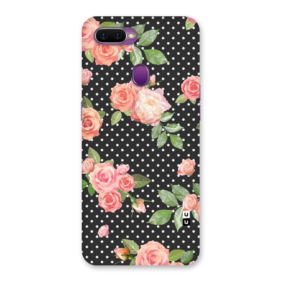 Polka Peach Back Case for Oppo F9