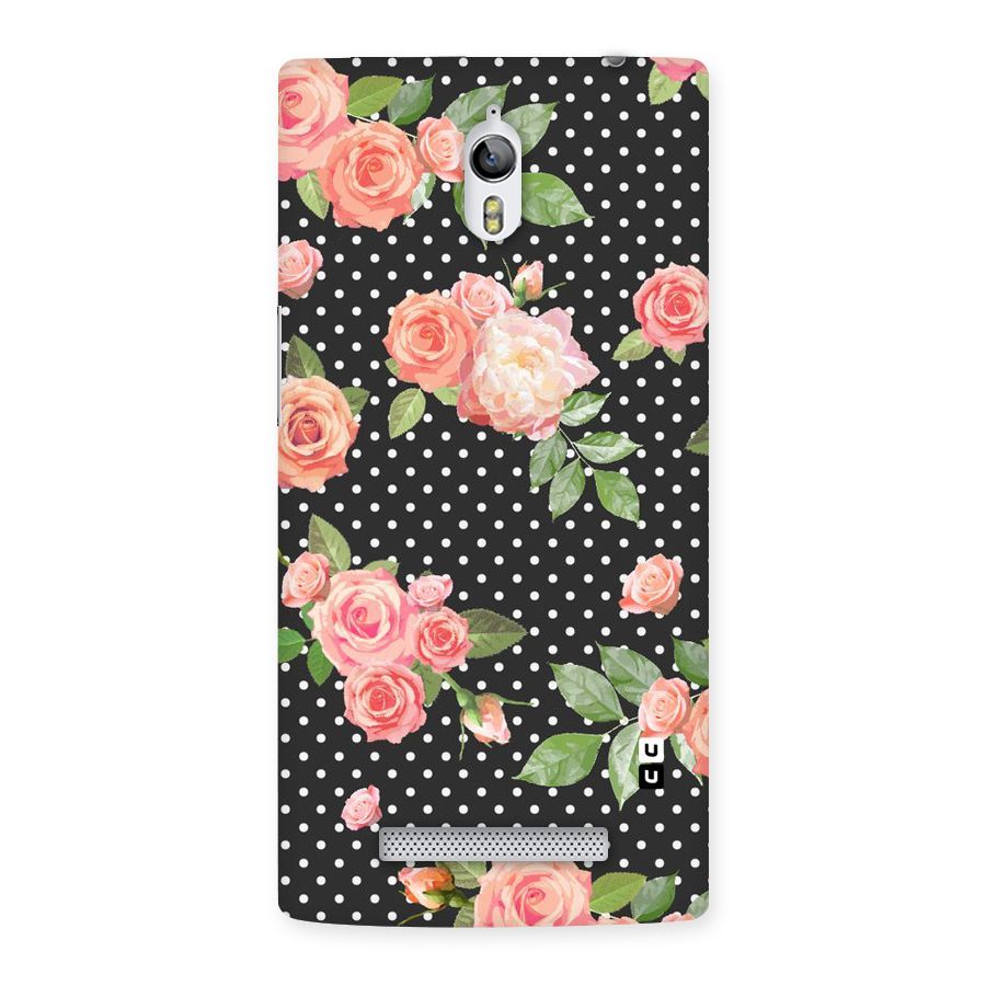 Polka Peach Back Case for Oppo Find 7