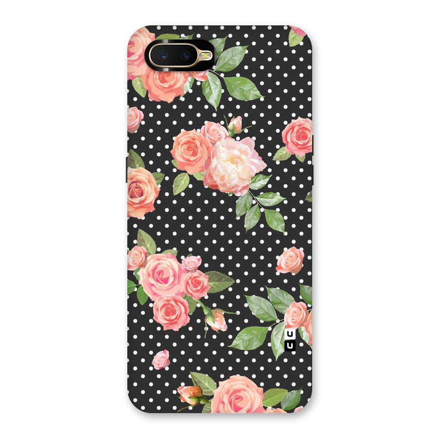 Polka Peach Back Case for Oppo K1