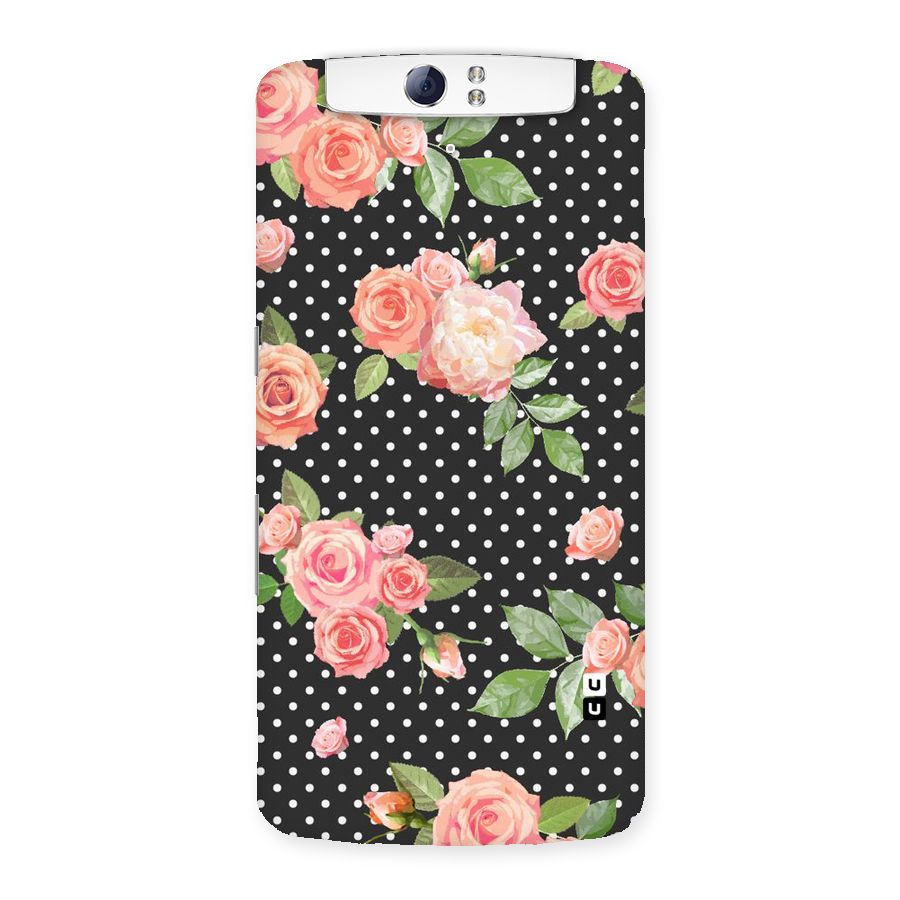 Polka Peach Back Case for Oppo N1