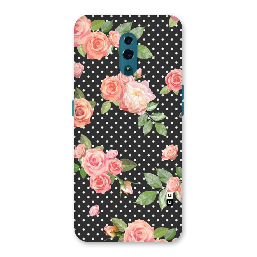 Polka Peach Back Case for Oppo Reno