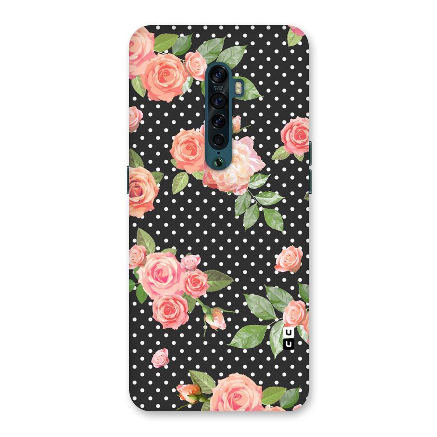Polka Peach Back Case for Oppo Reno2