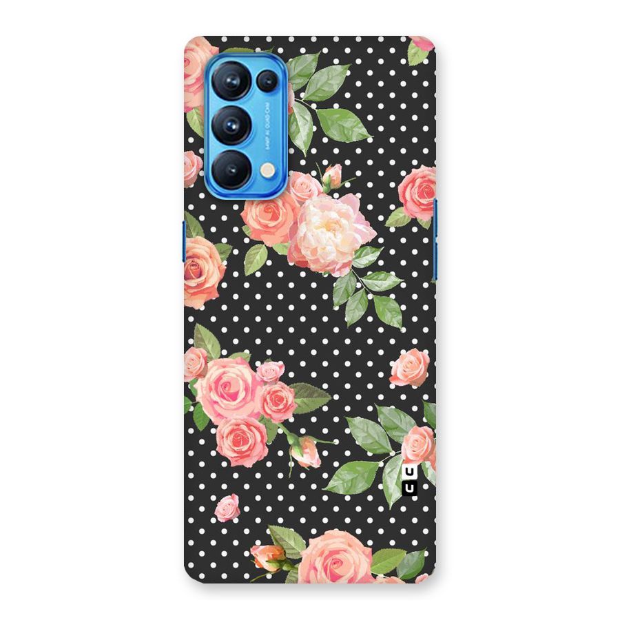 Polka Peach Back Case for Oppo Reno5 Pro 5G