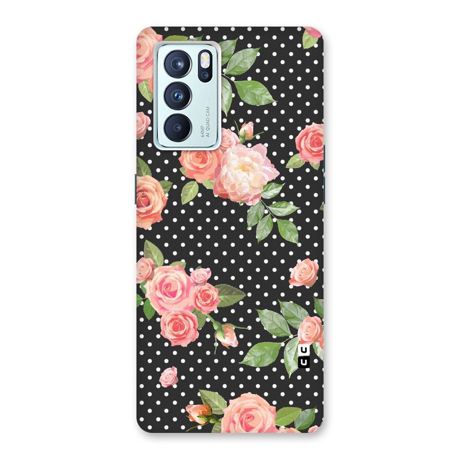 Polka Peach Back Case for Oppo Reno6 Pro 5G