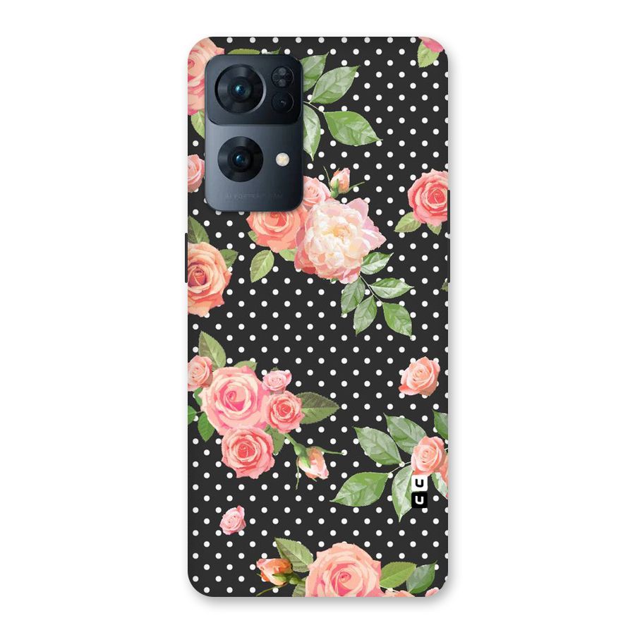 Polka Peach Back Case for Oppo Reno7 Pro 5G