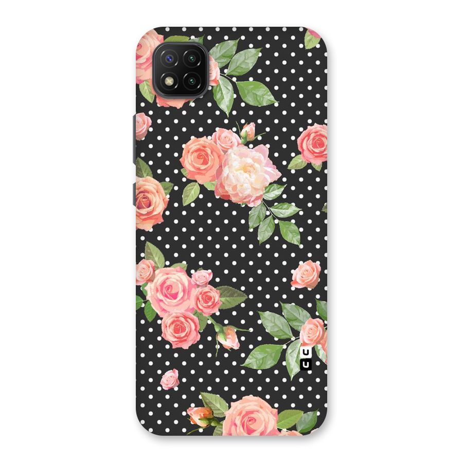Polka Peach Back Case for Poco C3