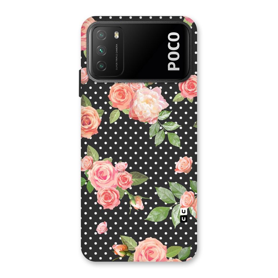 Polka Peach Back Case for Poco M3