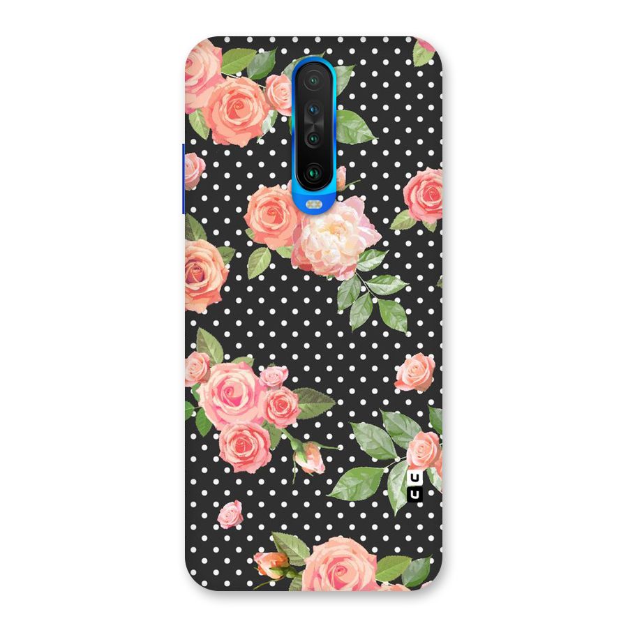 Polka Peach Back Case for Poco X2