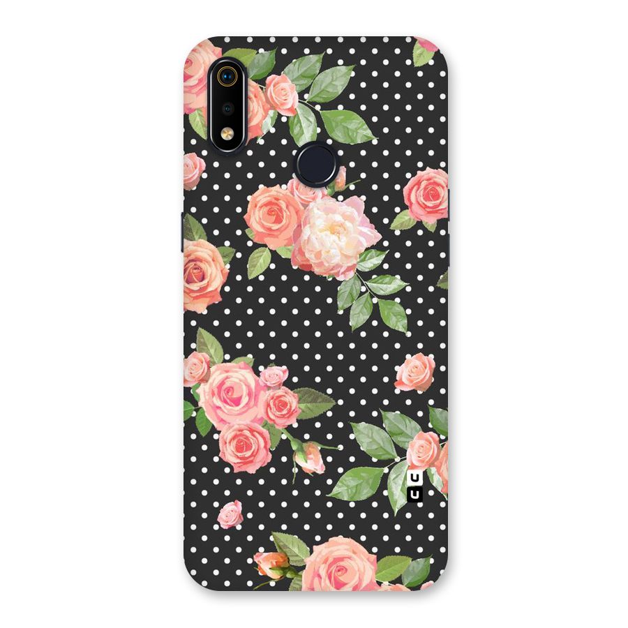 Polka Peach Back Case for Realme 3i