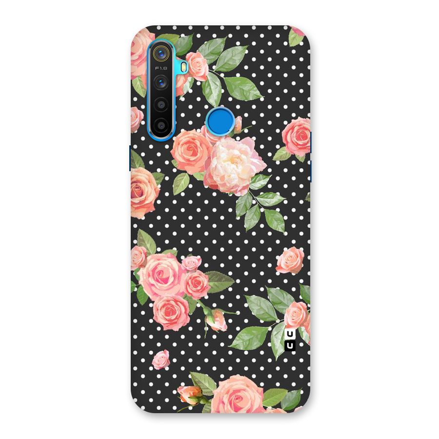 Polka Peach Back Case for Realme 5