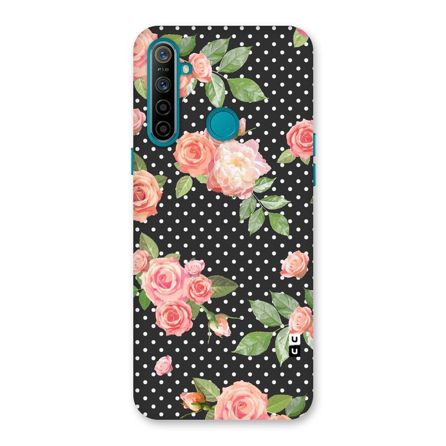 Polka Peach Back Case for Realme 5i