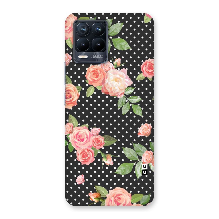 Polka Peach Back Case for Realme 8 Pro