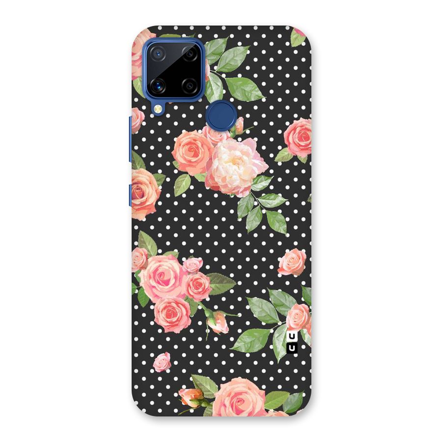 Polka Peach Back Case for Realme C15