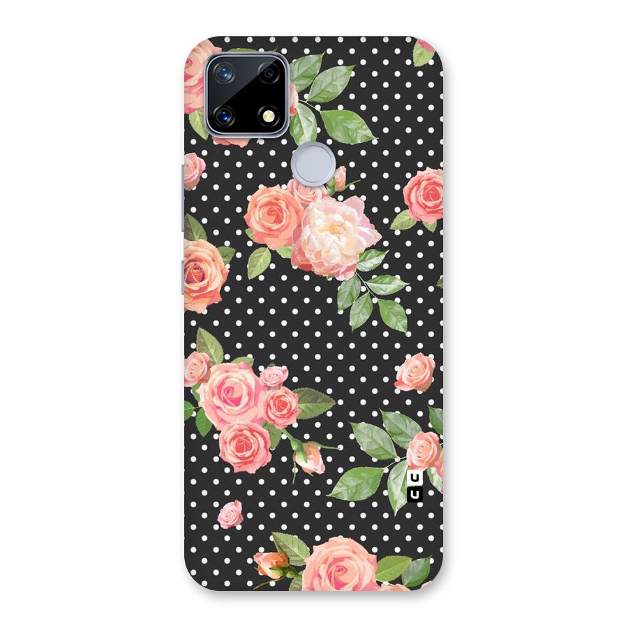 Polka Peach Back Case for Realme Narzo 20