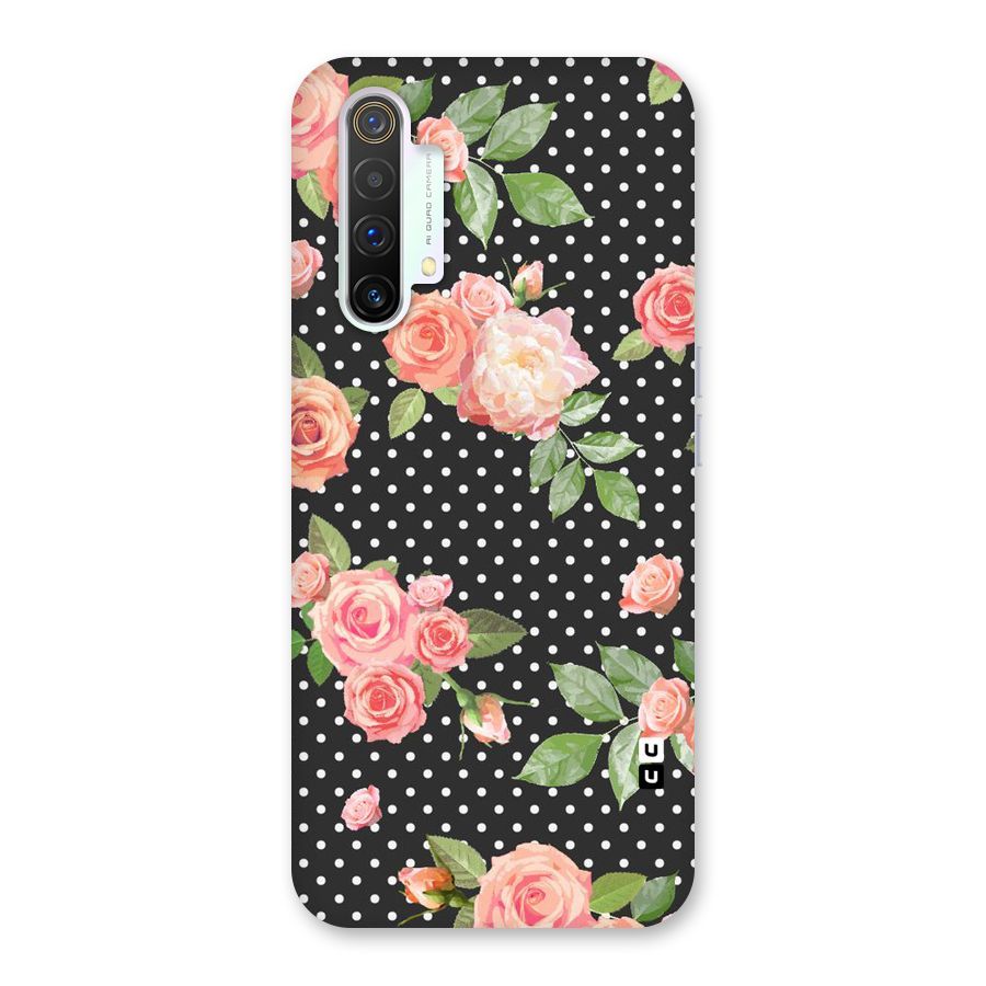 Polka Peach Back Case for Realme X3 SuperZoom